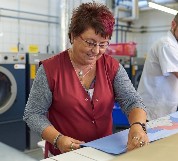 Arbeitsbereich Wäscherei